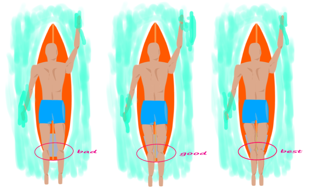 paddling-method-tips-Put-both-knees-in -close-contact