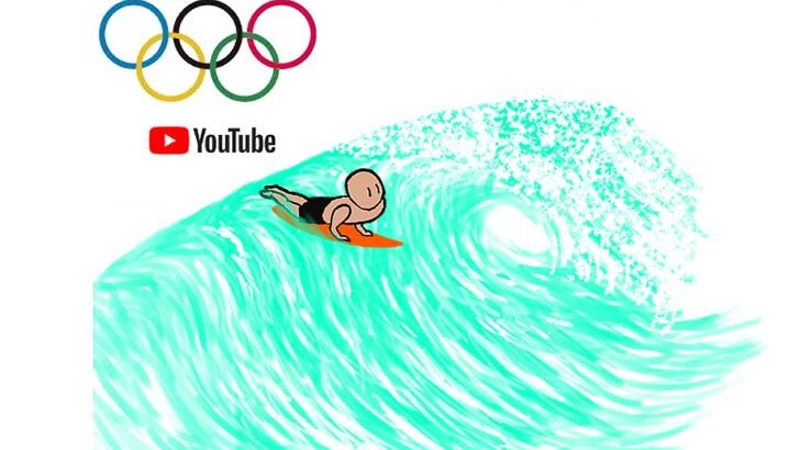 Tokyo 2020 olympics surfing location and movie “Tsurigasaki Beach”  Japanese surfer call it “Shidashita”